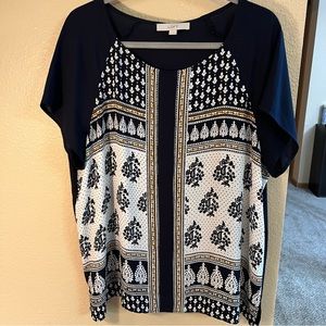 Loft t-shirt blouse